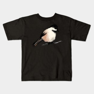 Black-capped Chickadee Kids T-Shirt